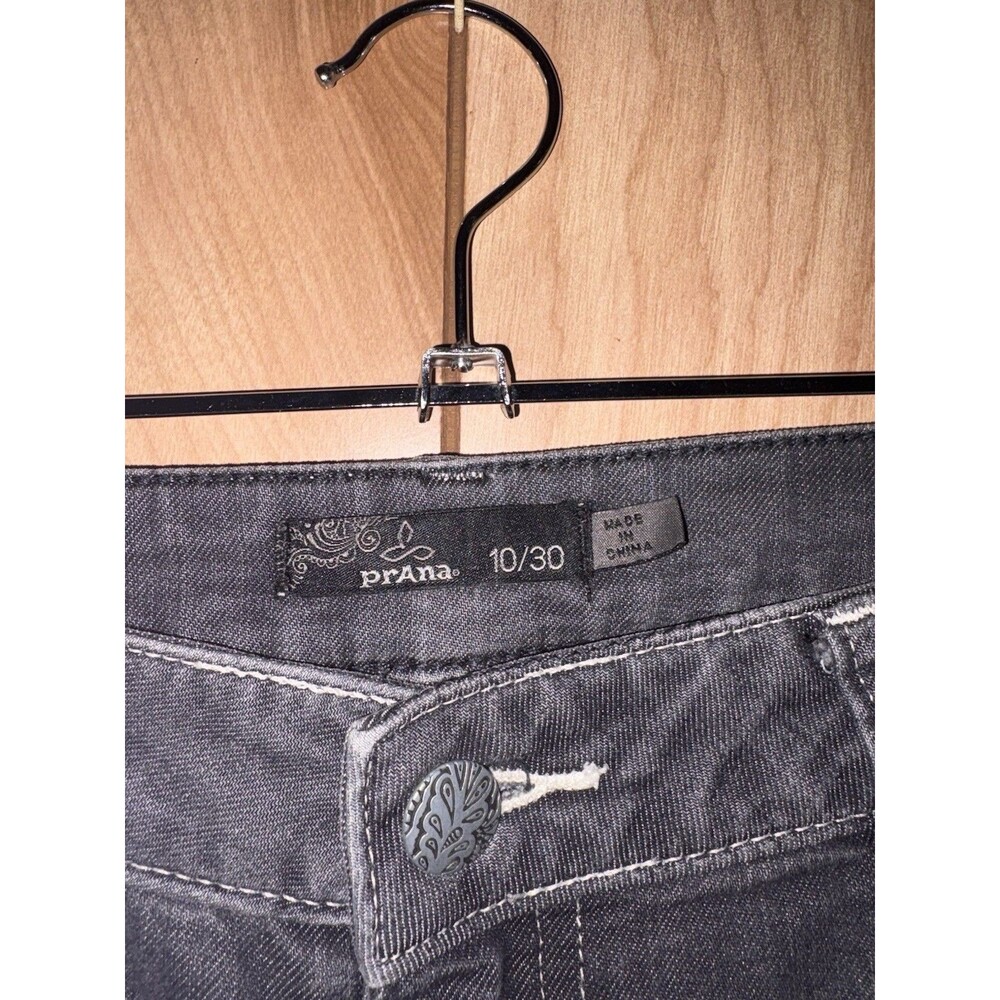 PrAna‎ Kayla women's jeans in a dark grey/black Size 10 30 - Picture 3 of 3